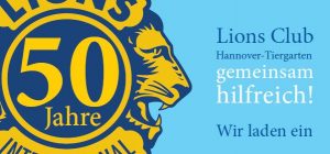 Einladung 50 Jahre Lions Club Hannover-Tiergarten