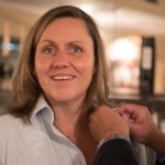 Martina Pluschke wird in den Lions Club aufgenommen